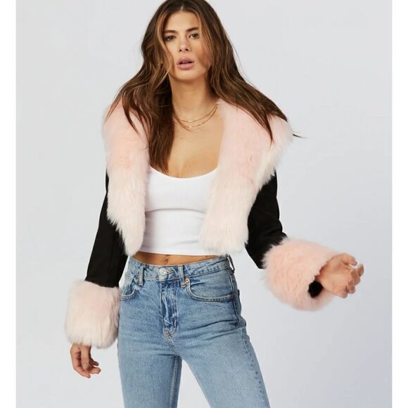Riley Jacket - Black/Pink - Picture 3 of 10